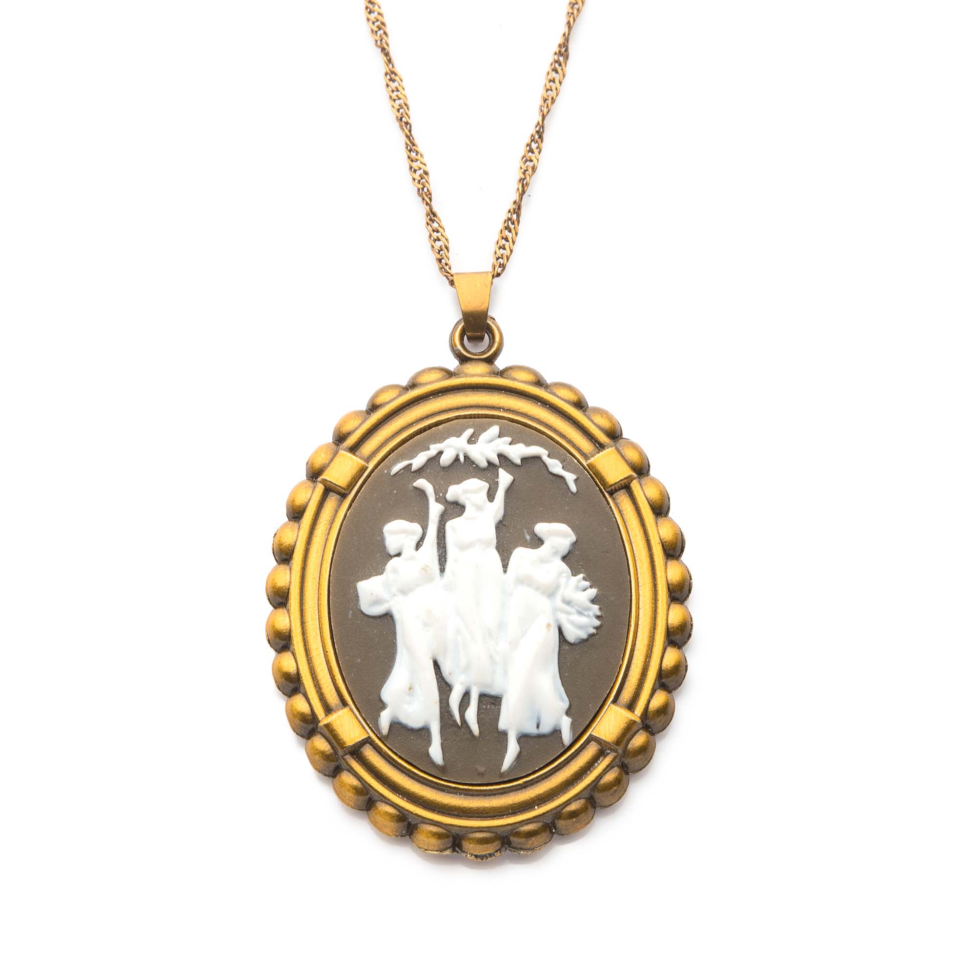 Marvel Wandavision Agatha Harkness Brooch Necklace