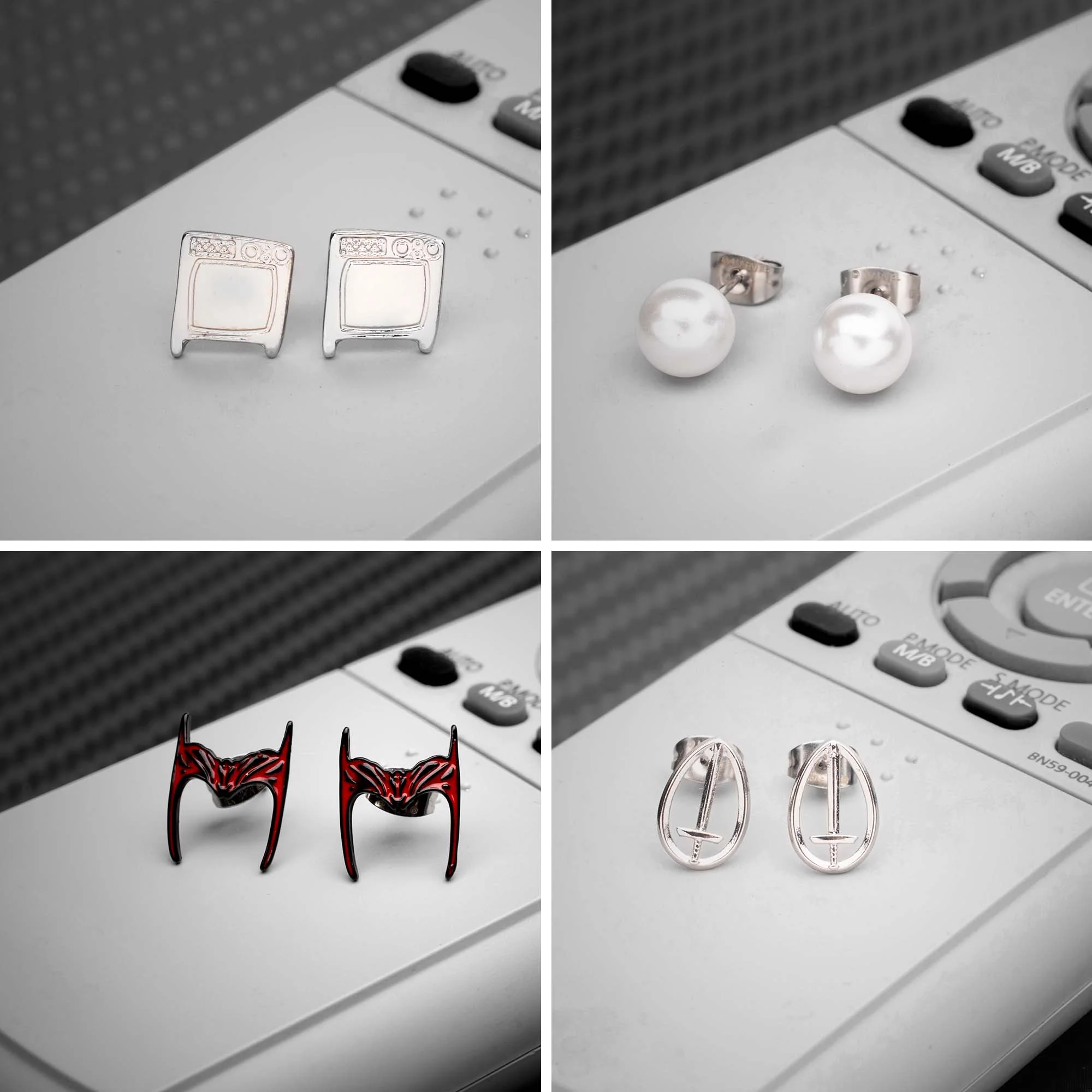 Marvel Wandavision Stud Earrings Set (4pcs) - Image 5