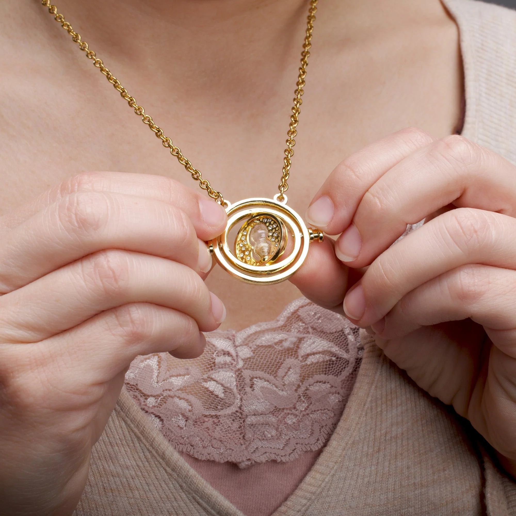 Harry Potter Hermione Granger Time Turner Pendant Necklace - Image 3