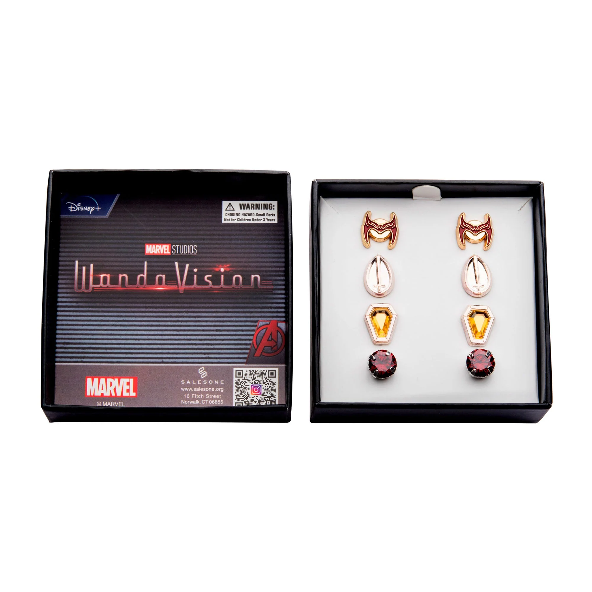 Marvel Wandavision Stud Earrings Set (4Pairs) - Image 3