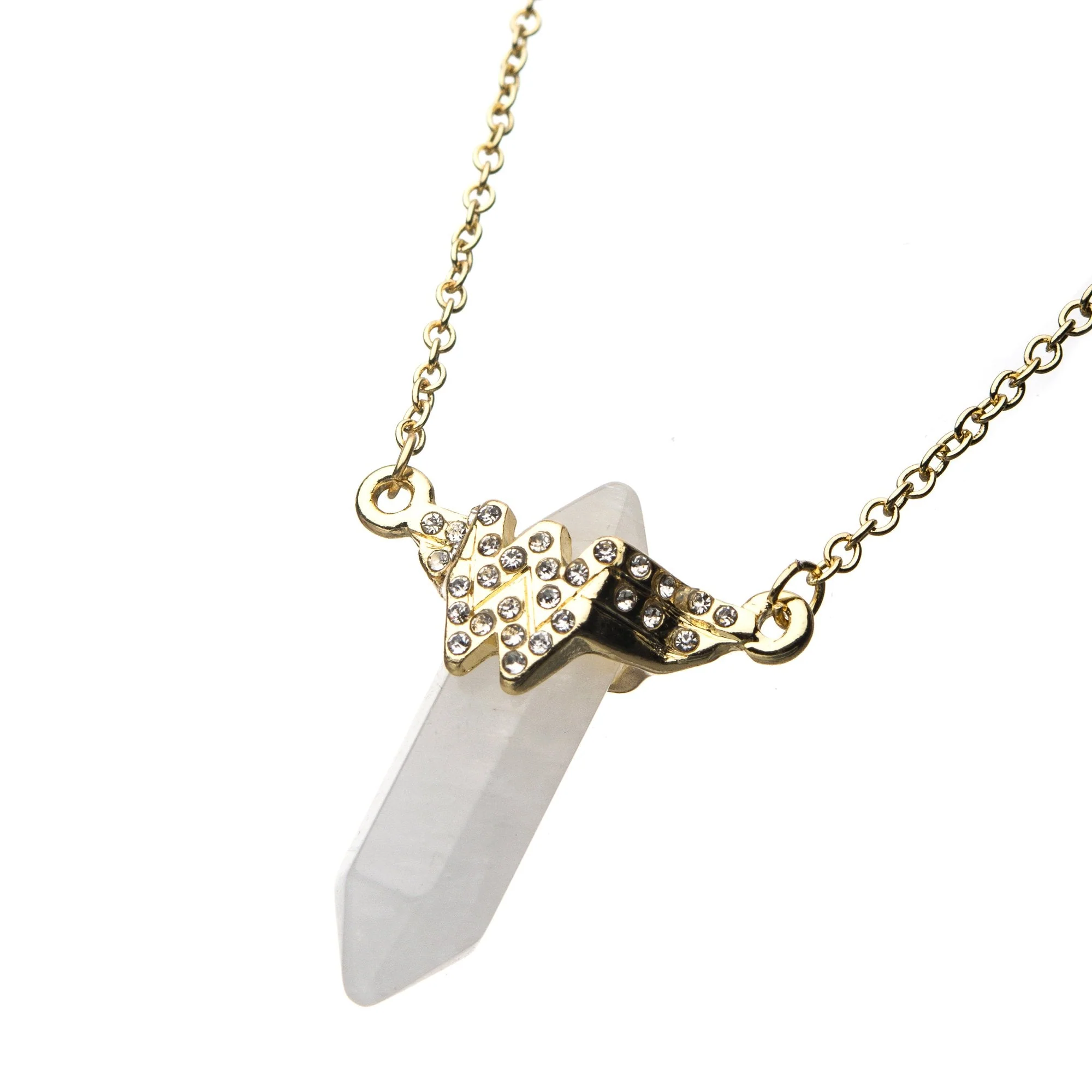 DC Comics Wonder Woman Logo with Crystals Pendant Necklace - Image 2