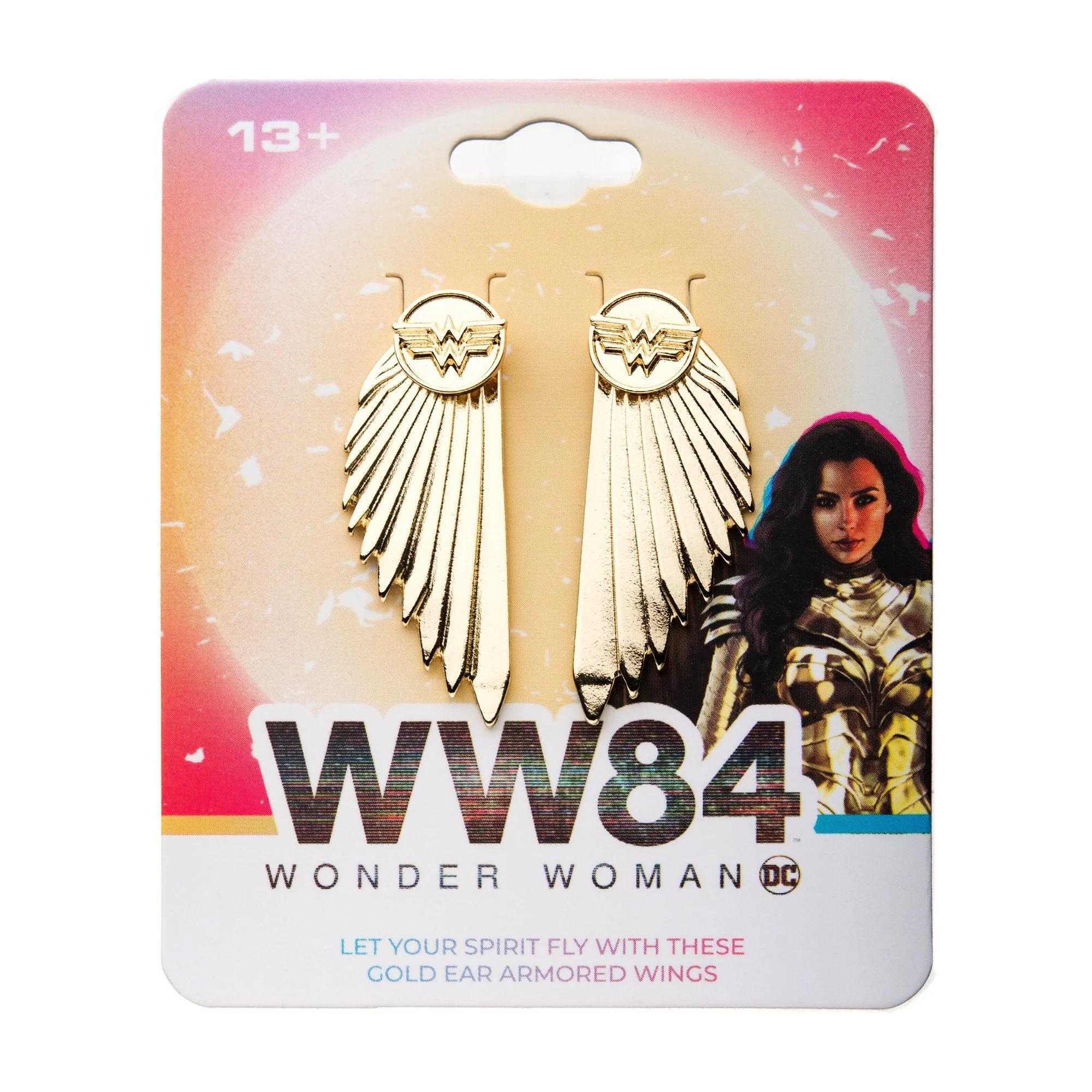 DC Comics Wonder Woman Wing Stud Earrings - Image 2